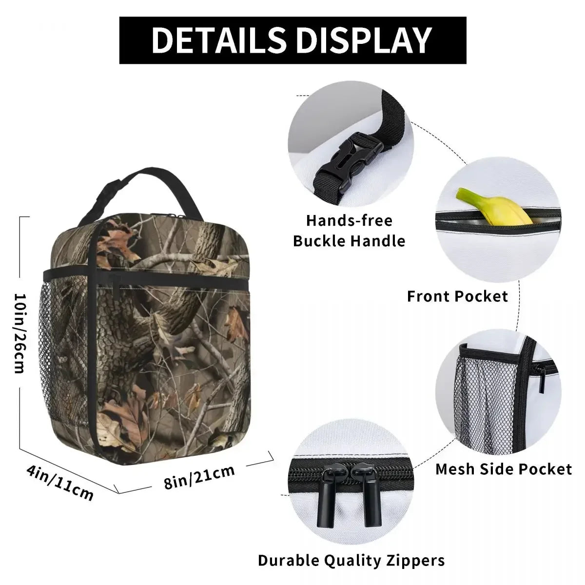 Real Tree Camouflage Lunchbox